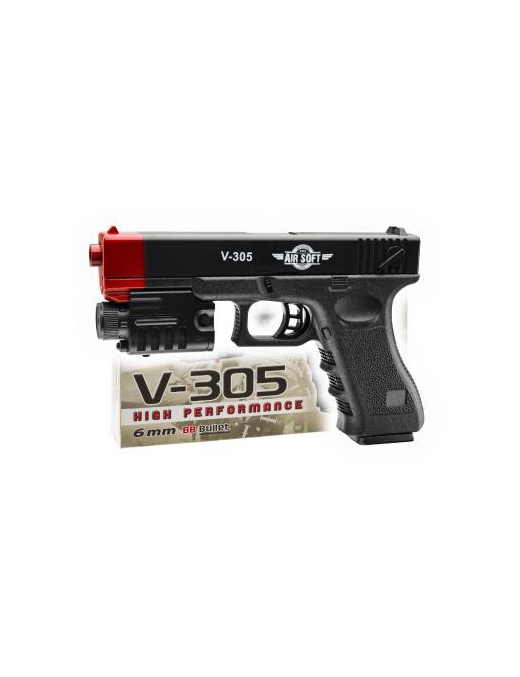 PISTOLA V-305 AIR SOFT CALIBRO 6mm