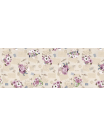 ROLL OF TABLECLOTH OF THE LILY OF THE LILY h140 20 metres