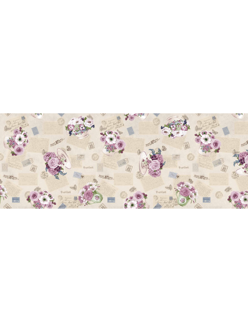 ROLL OF TABLECLOTH OF THE LILY OF THE LILY h140 20 metres