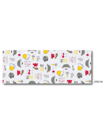 ROLL OF TABLECLOTH OF THE LILY OF THE LILY h140 20 metres