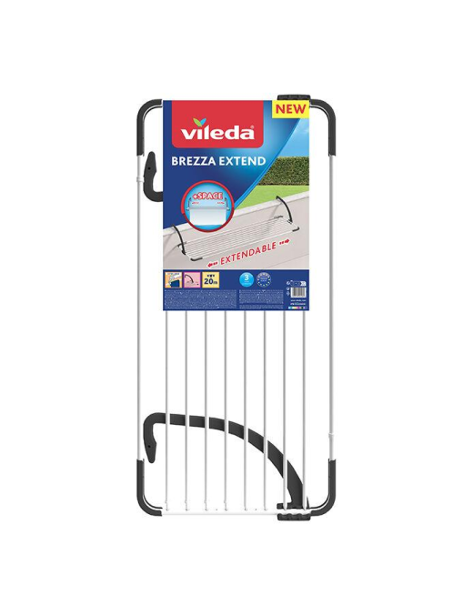 STENDIBIANCHERIA DA BALCONE ESTENSIBILE VILEDA BREZZA EXTEND 20m