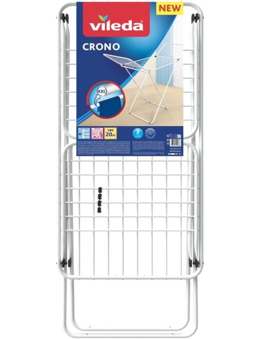STAND CLOTHING RACK IN STEEL AND ALUMINUM VILEDA CRONO
