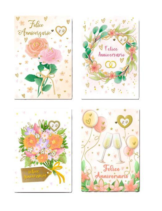 BIGLIETTI FELICE ANNIVERSARIO