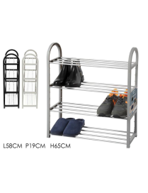 SHOE RACK 4 TIERS 65x58x19 CENTIMETERS ASSORTED