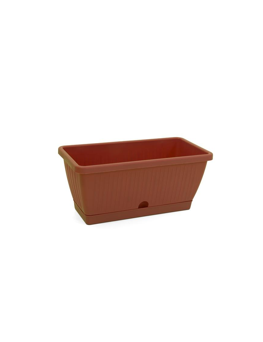 CAPRI 60 BALCONY BOX WITH SAUCER