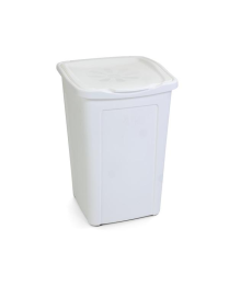 PORTABIANCHERIA 50 LITRI MARGHERITA BIANCO