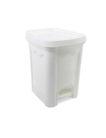 MARGHERITA WASTE BIN 16 LITER WHITE