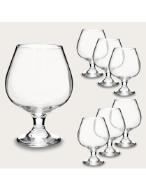 GLASS LINE 6-piece COGNAC GLASSES 48cl