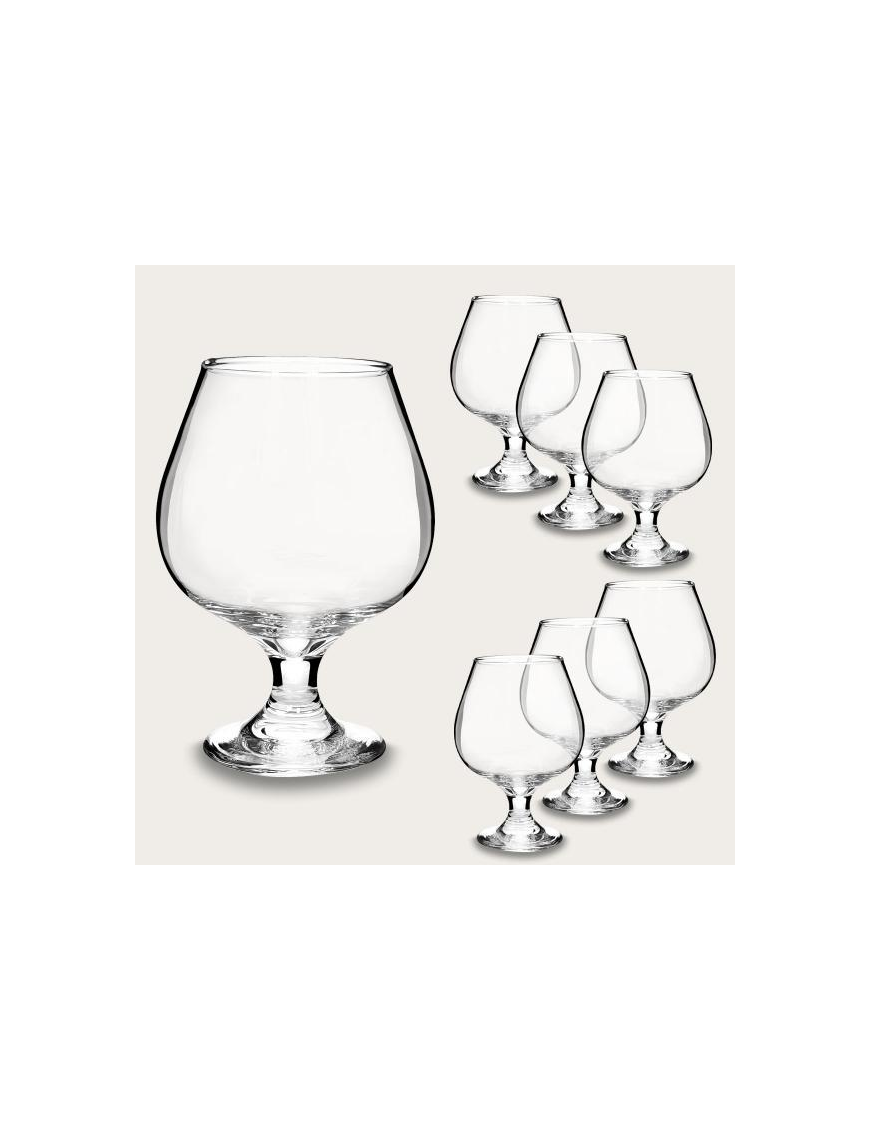 GLASS LINE 6-piece COGNAC GLASSES 48cl