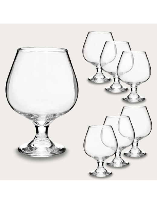 GLASS LINE 6-piece COGNAC GLASSES 48cl