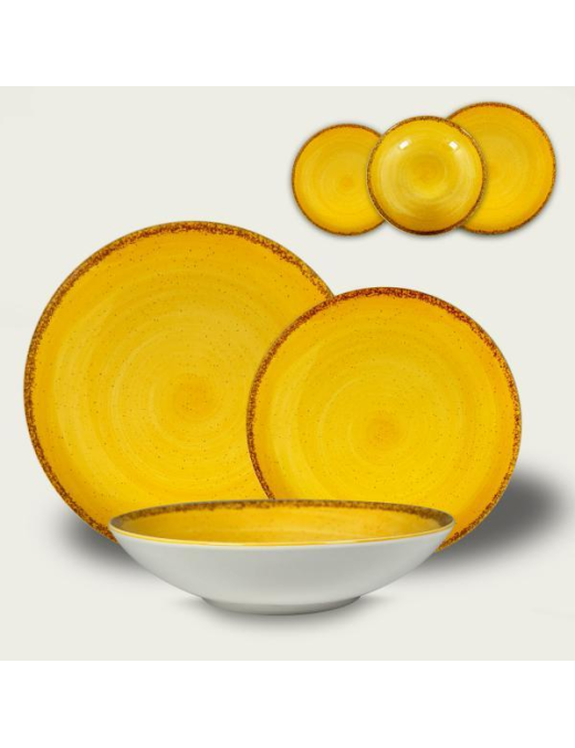 LINEA PEPPER GIALLO PIATTO FRUTTA 20cm