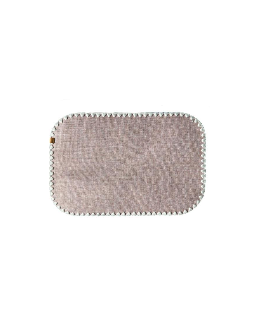 SOLID COLOR RECTANGULAR PLACEMAT 35x48 TAUPE
