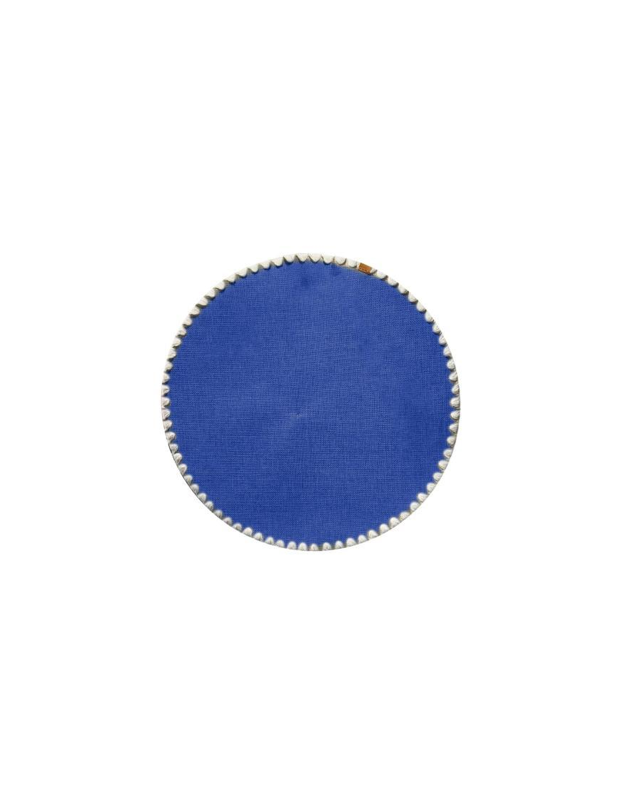 SOLID COLOR ROUND PLACEMAT d.38cm BLUE