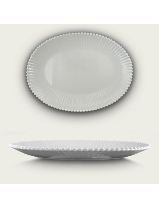 PERLA LINE MELAMINE OVAL TRAY 50x36cm