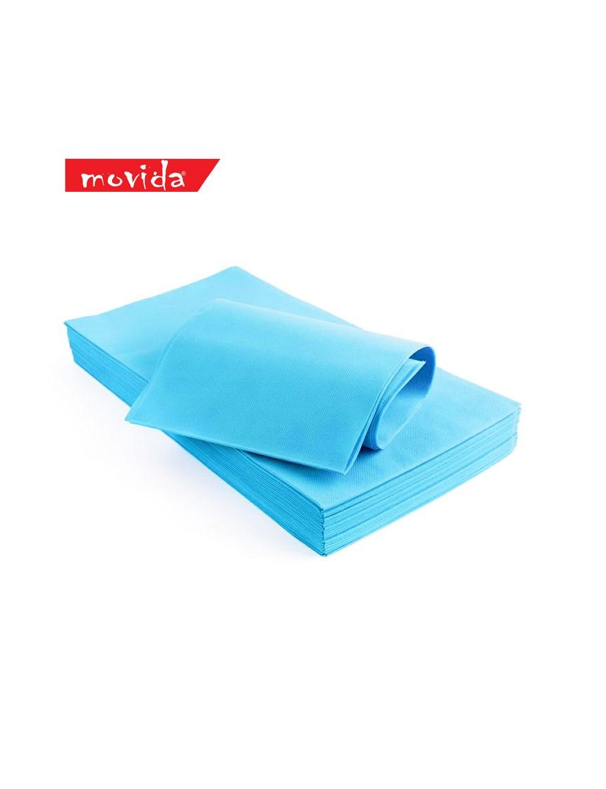 MOVIDA TOVAGLIA TNT 1x1mt 25pz CELESTE