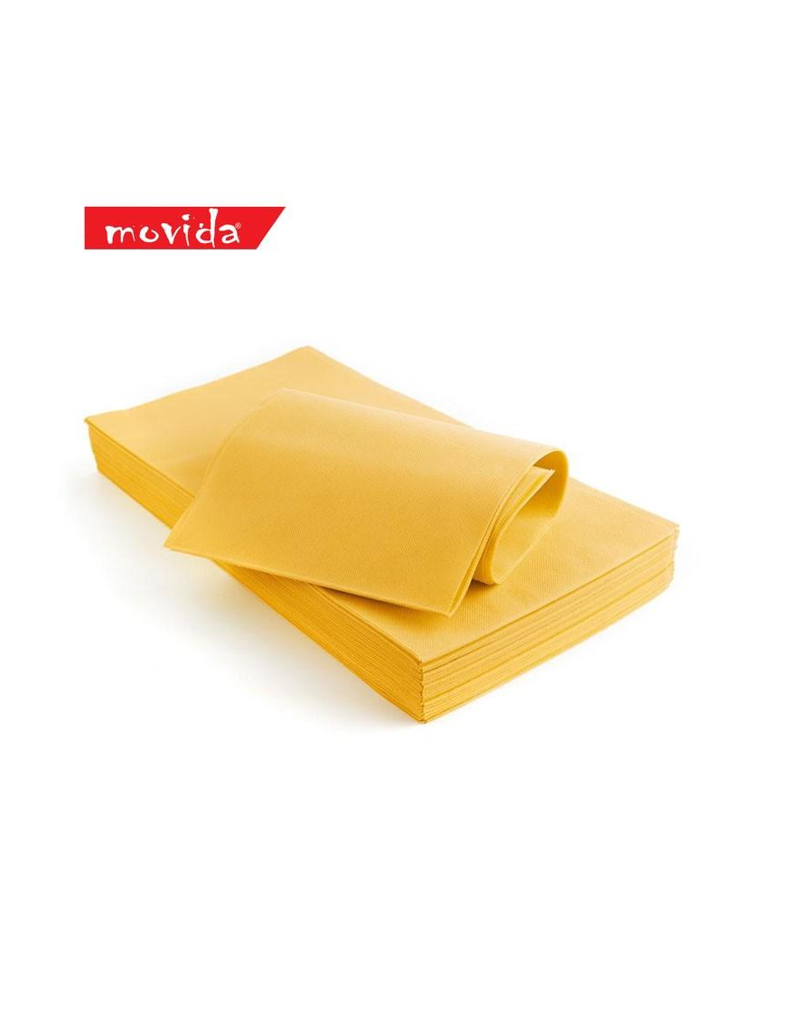MOVIDA TOVAGLIA TNT 1x1mt 25pz GIALLO