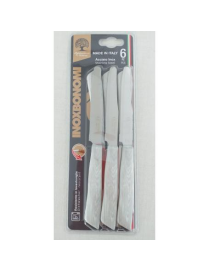 TABLE KNIVES 6 pieces WHITE