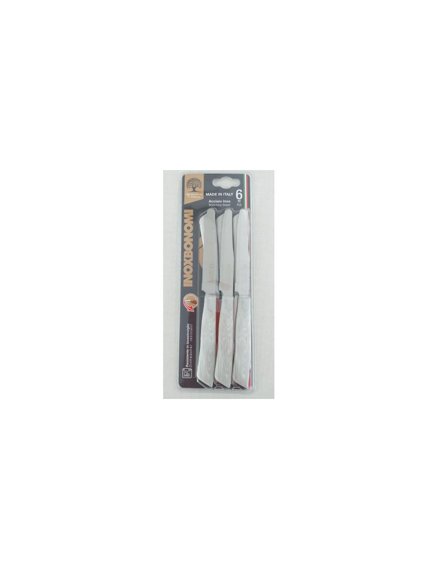 TABLE KNIVES 6 pieces WHITE
