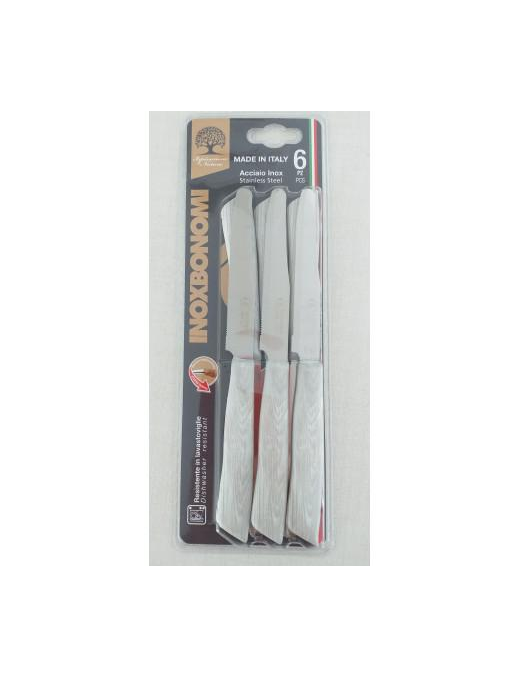 TABLE KNIVES 6 pieces WHITE