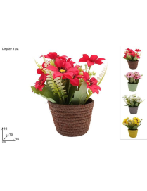 MEDIUM ARTIFICIAL SEEDLING WILDFLOWERS ASSORTED COLORS