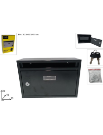 BRICO LINE BLACK MAIL BOX 30x20cm