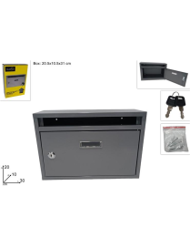 BRICO LINE GRAY MAIL BOX 30x20cm