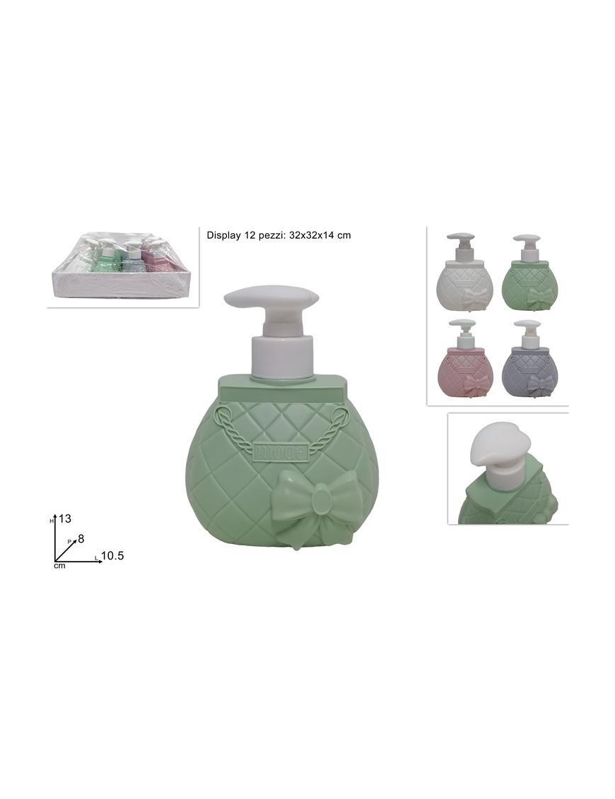 LINEA BAGNO DISPENSER SAPONE COLORI ASSORTITI