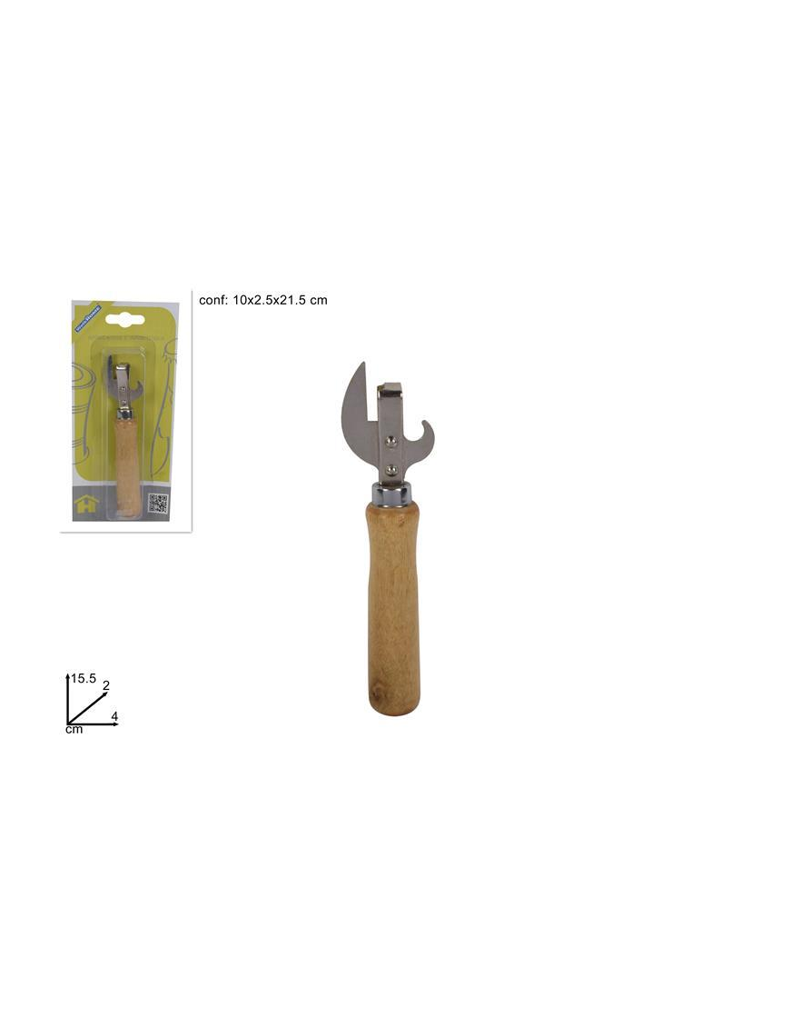 APRISCATOLE/BOTTIGLE MANICO IN LEGNO