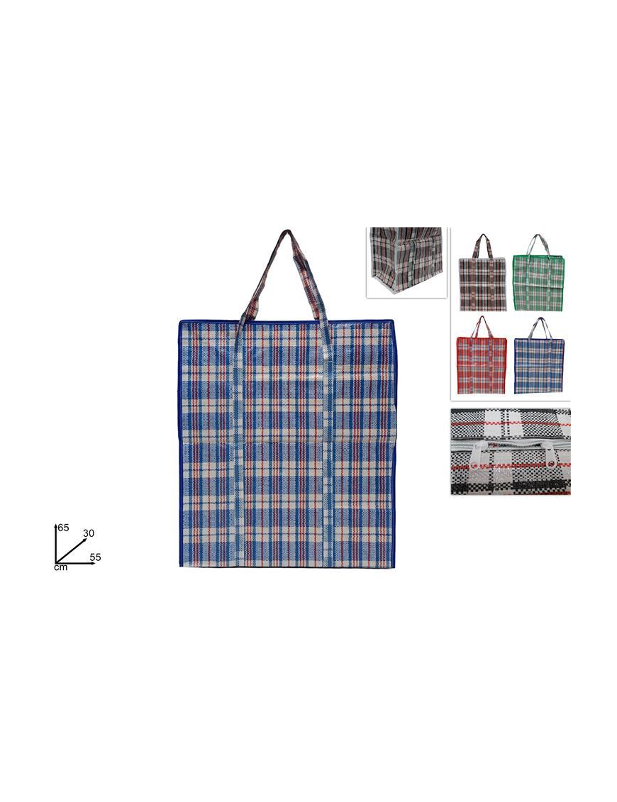 BORSA SPESA PLASTIFICATA 55x65x30cm