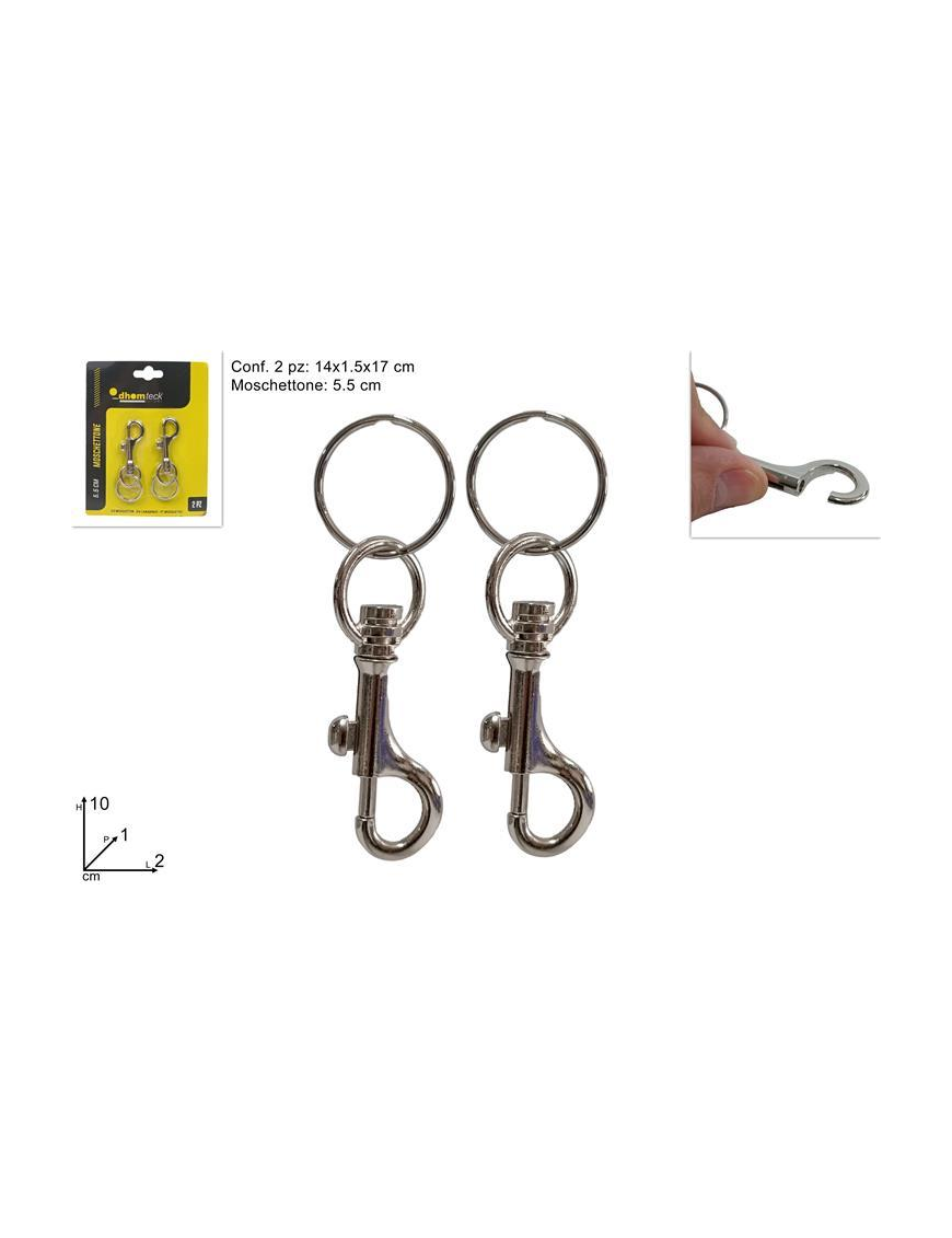 BRICO LINE KEY RING CARABINER 2 pieces