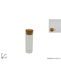 GLASS LINE BOTTLE CORK CAP 45x130mm