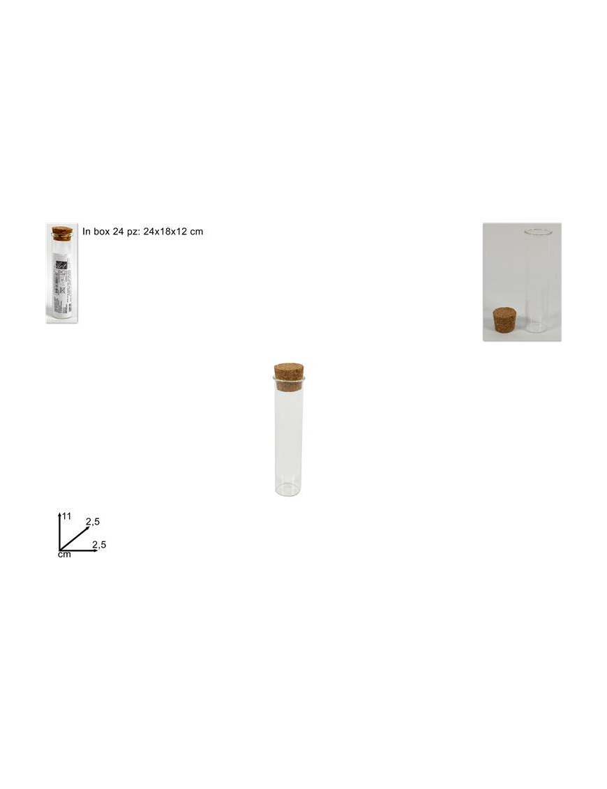 GLASS LINE BOTTLE CORK CAP 25x110mm