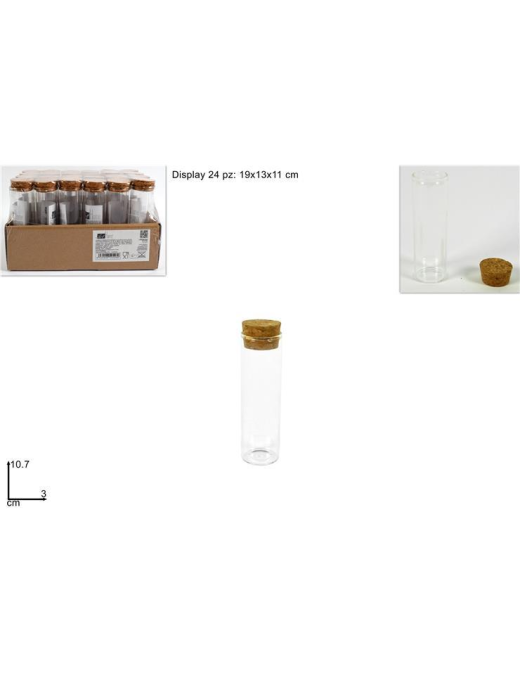 GLASS LINE BOTTLE CORK CAP 30x107mm