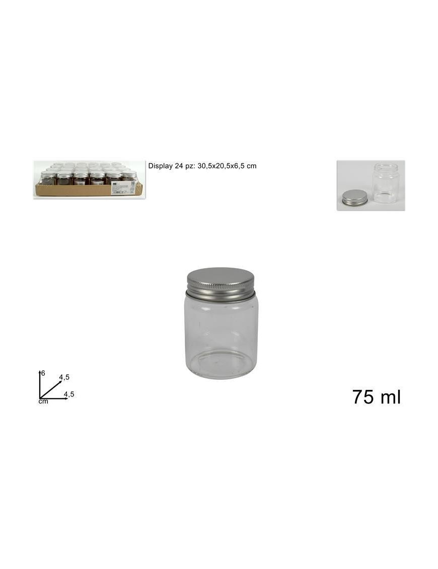 LINEA IN VETRO  BOTTIGLIA TAPPO ALLUMINIO  75ml