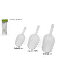 WHITE SCOOP 3 pieces