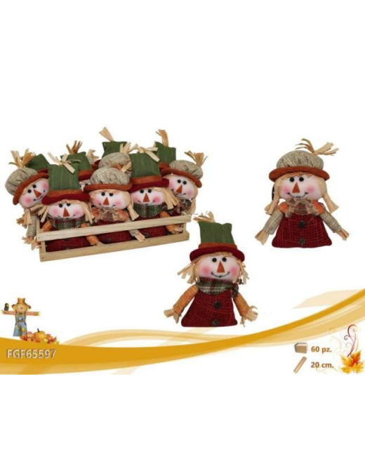 SCARECROW 20cm 12 pieces AUTUMN LINE