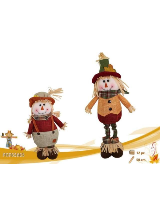 STANDING SCARECROW 50cm AUTUMN LINE