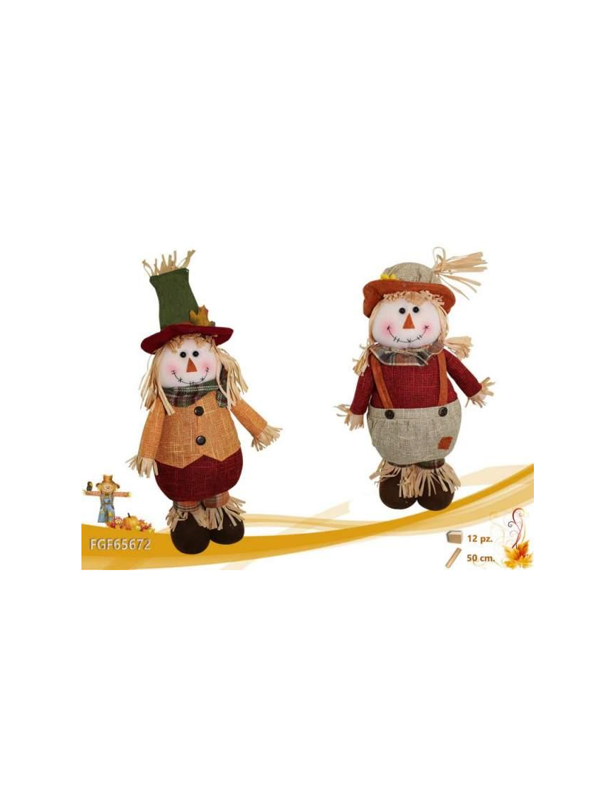 STANDING SCARECROW 50cm AUTUMN LINE