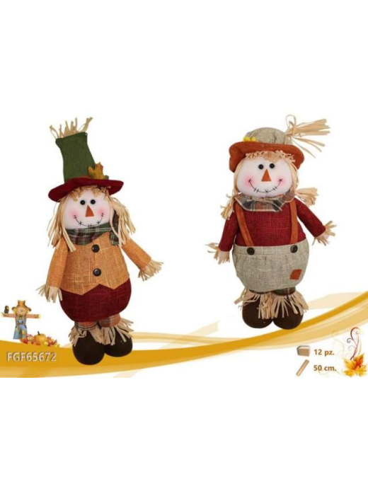 STANDING SCARECROW 50cm AUTUMN LINE
