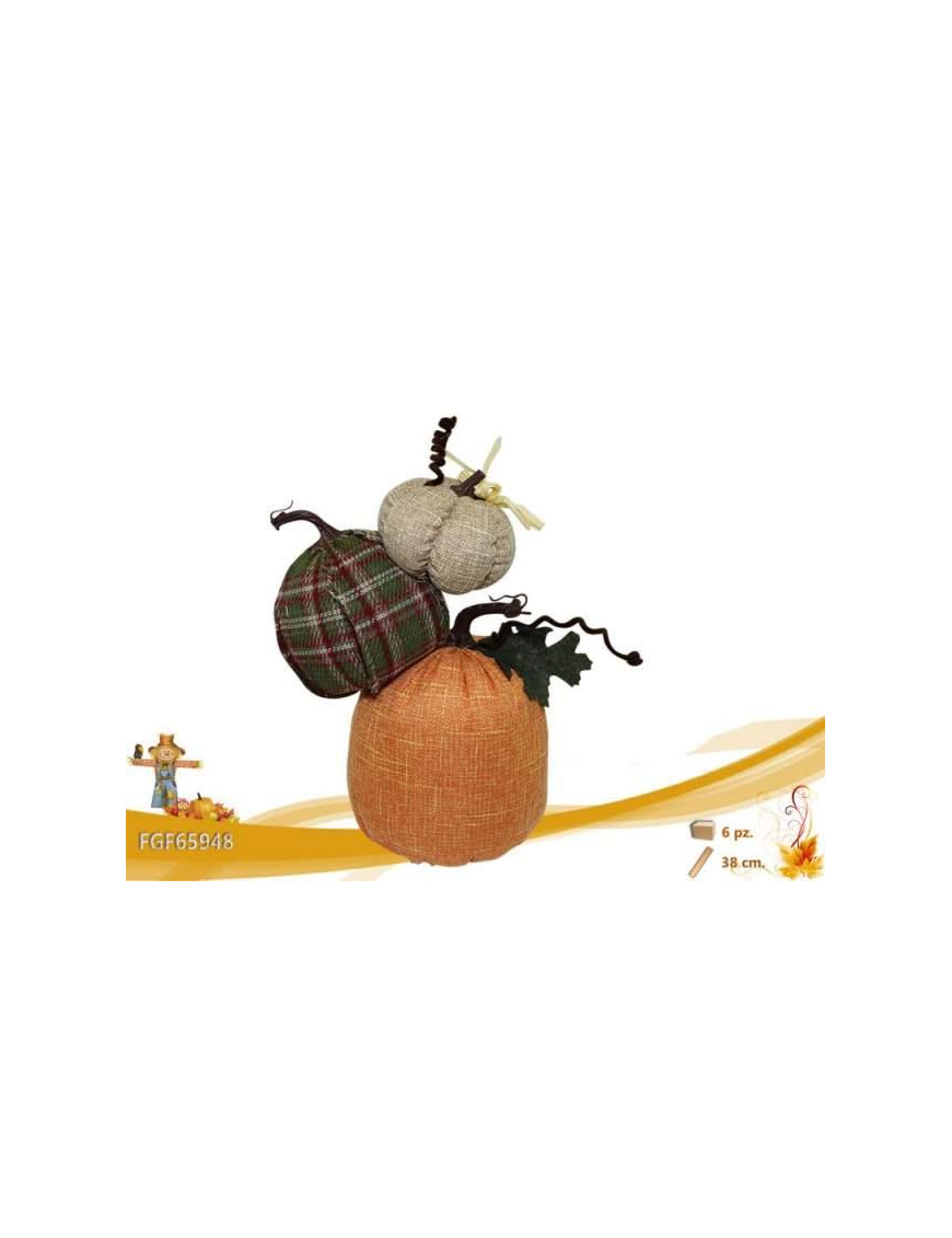 DECORATIVE PUMPKIN 38cm AUTUMN LINE