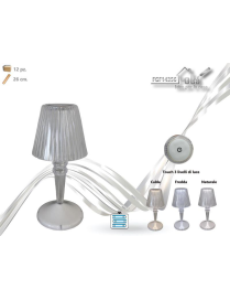 LAMPADA TOUCH TRASPARENTE 33cm