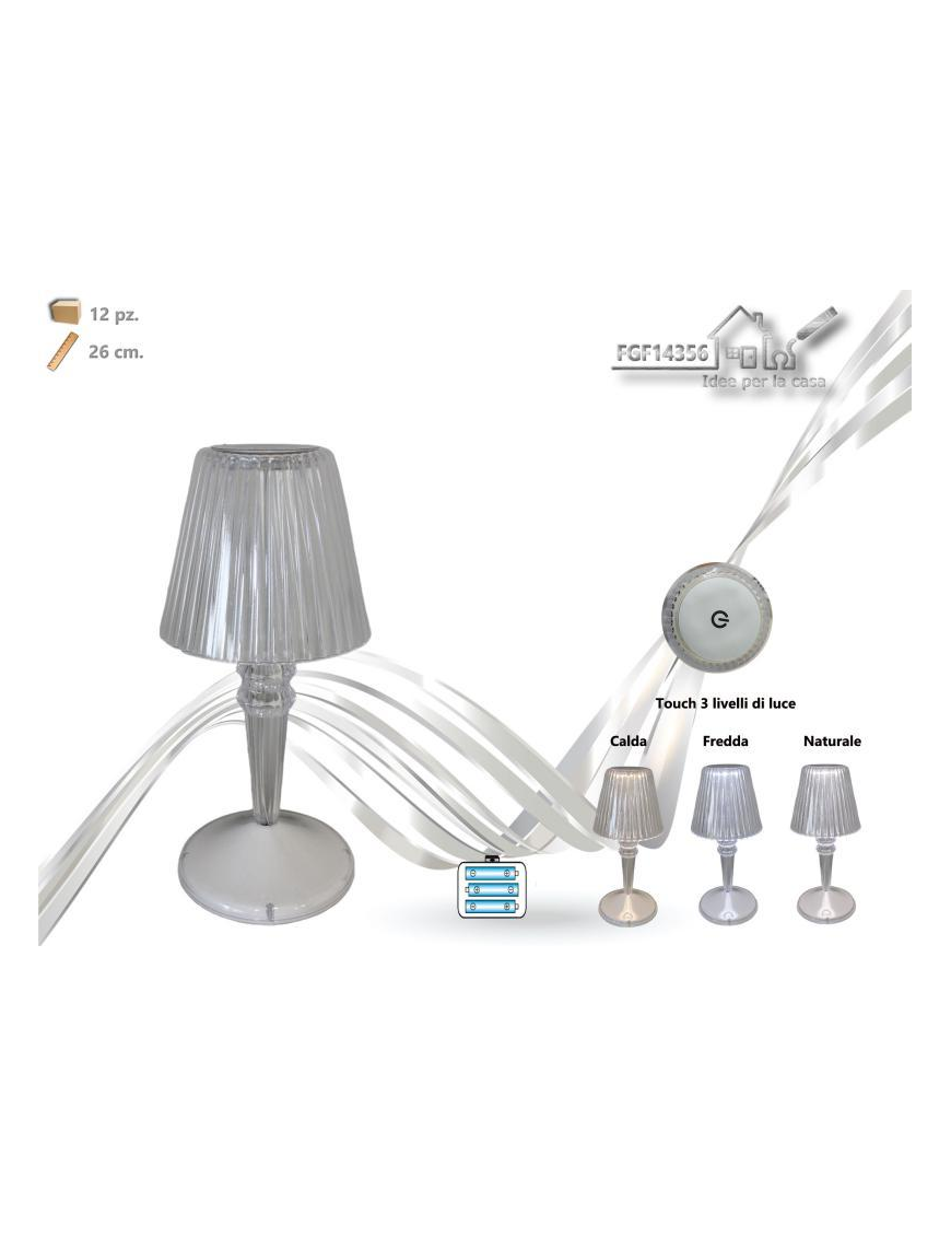 TRANSPARENT TOUCH LAMP 33cm