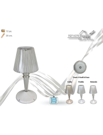 GRAY TOUCH LAMP 33cm