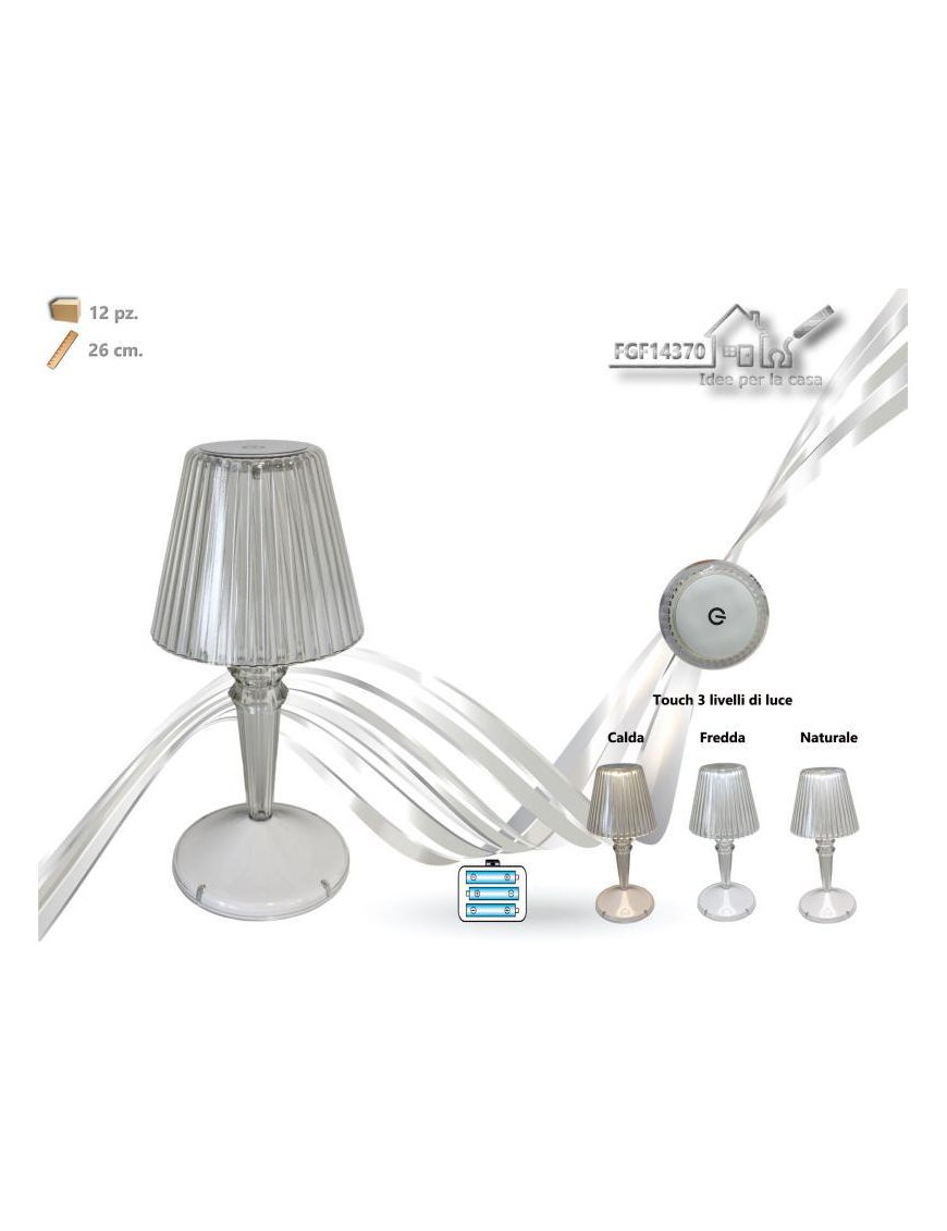 LAMPADA TOUCH GRIGIO 33cm