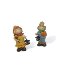 POLYRESIN SUBJECTS WITH LED 26cm AUTUMN LINE