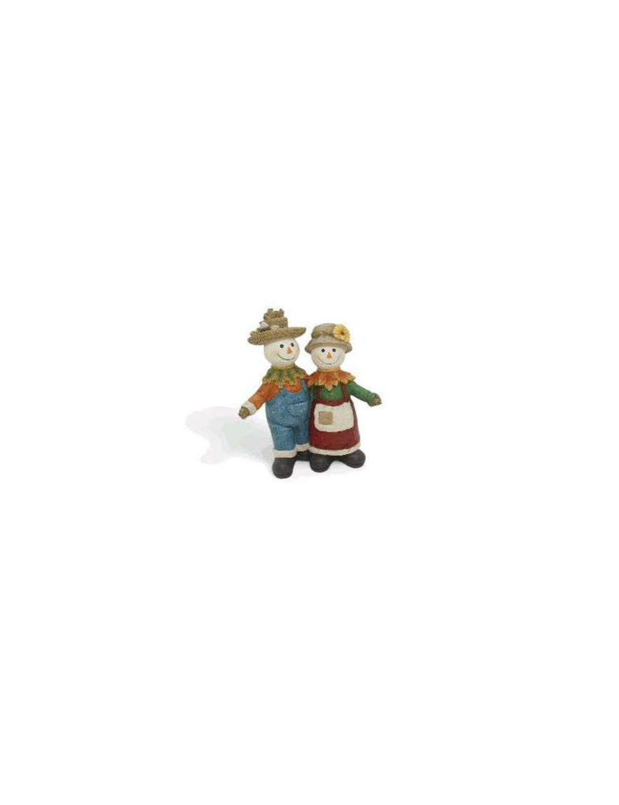 SOGGETTI POLIRESINA COPPIA 27cm LINEA AUTUNNO
