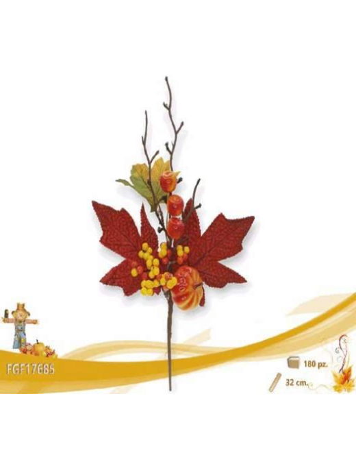 STELO CON DECORAZIONI LINEA AUTUNNO 30cm