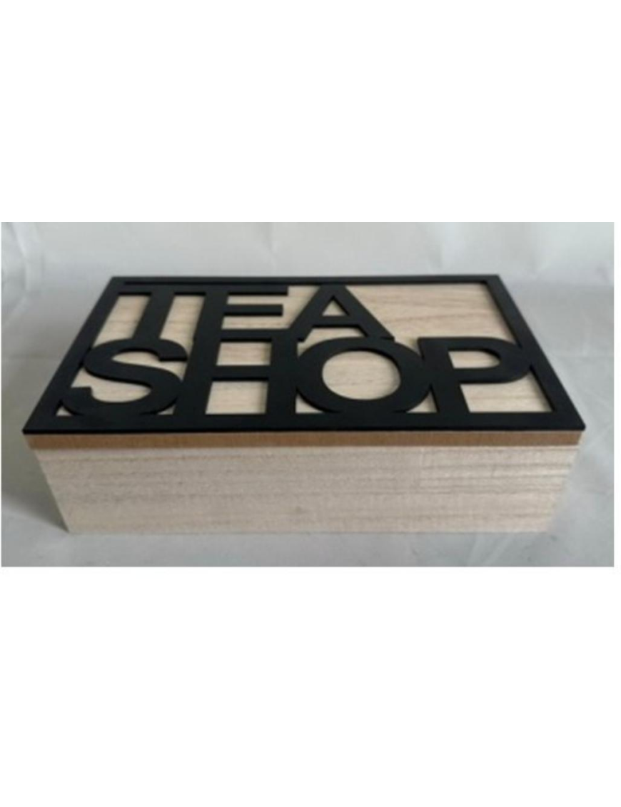TEA SHOP SCATOLA PORTA T 22x13cm