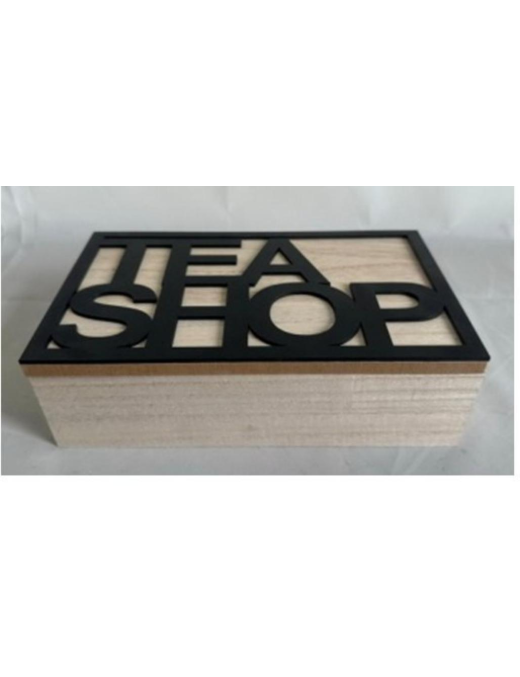 TEA SHOP SCATOLA PORTA T 22x13cm