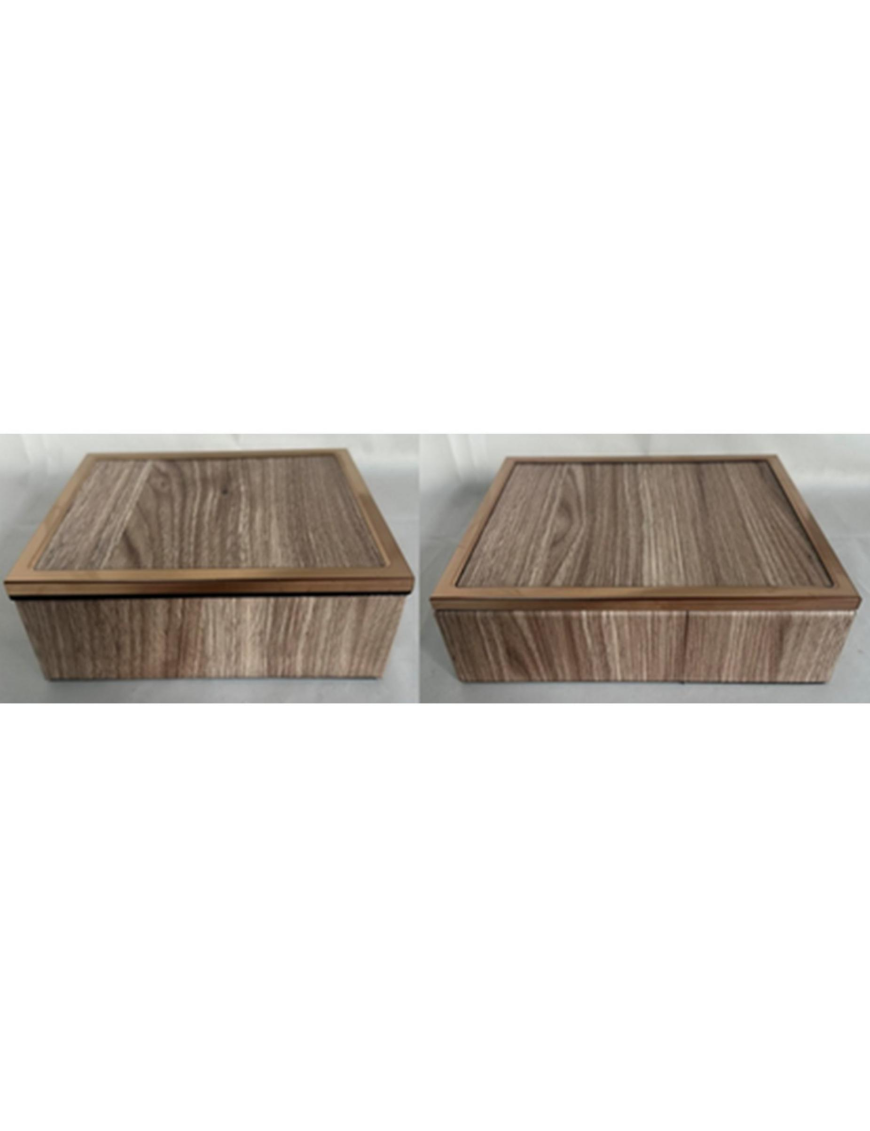 WOOD EFFECT BOX 18.5x14.5cm